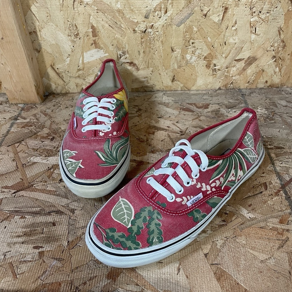 Vans Red Tropical Print Sneakers woman’s